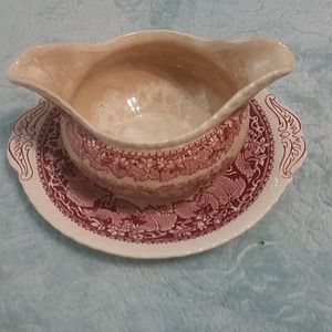 Vintage/ Antique English China gravy bowl/ Masons